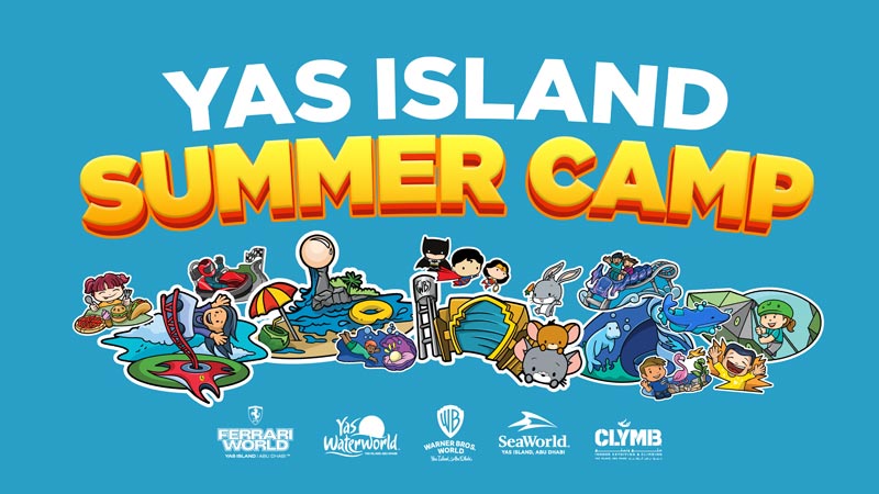 Yas Island Summer Camp lock-up banner