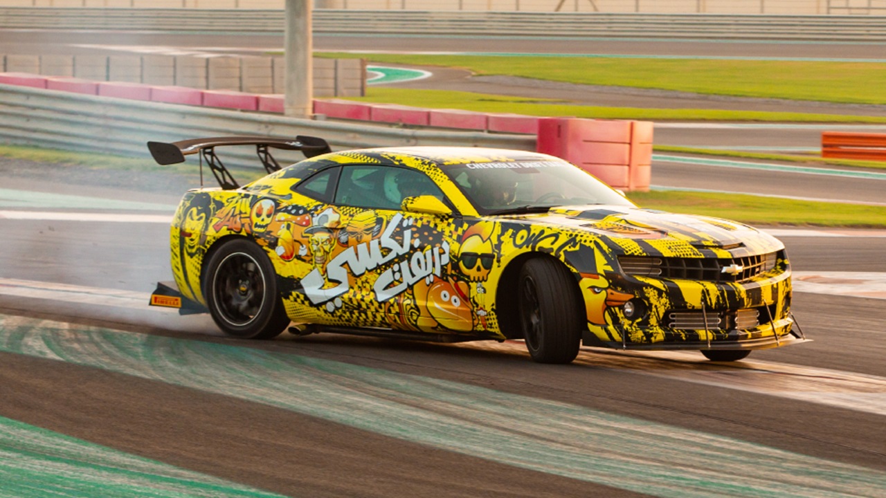 Drive a race car as Yas Marina Circuit
