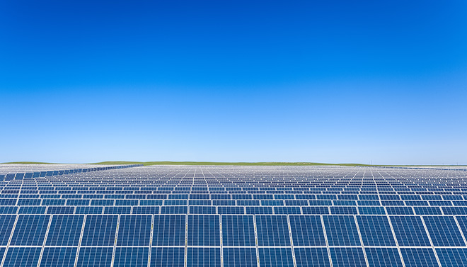 Solar energy on prairie